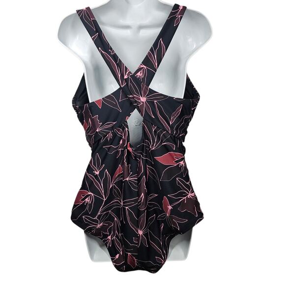 Eddie Bauer Ruched Shaping One Piece Swimsuit Size XXL0 - Picture 5 of 9